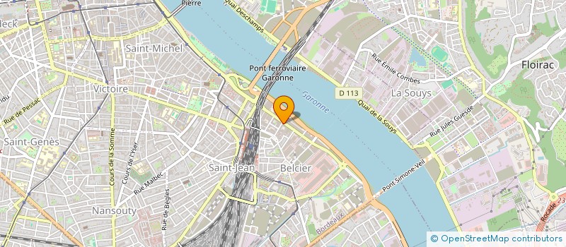 localisation de l'entreprise SCCV 161 AVENUE THIERS  BORDEAUX