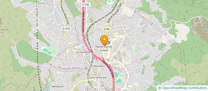 localisation de l'entreprise SCCV 17 MADAME à MARSEILLE