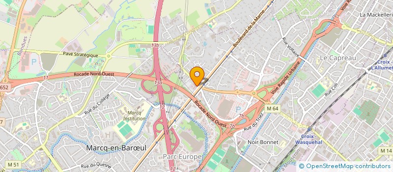 localisation de l'entreprise SCCV 172 AMA  WASQUEHAL