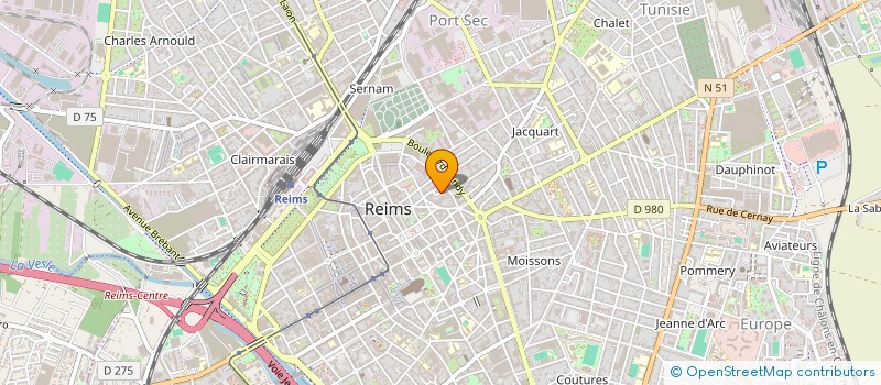 localisation de l'entreprise SCCV 21 23 PRIEUR DE LA MARNE à REIMS