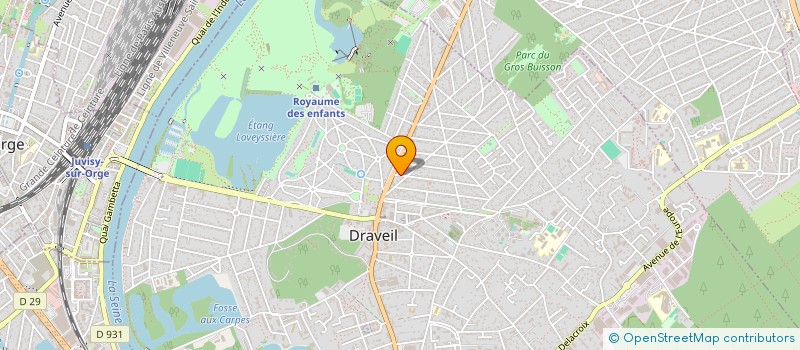 localisation de l'entreprise SCCV 22 DE GAULLE à DRAVEIL