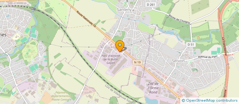 localisation de l'entreprise SCCV 23 CONDE  CROISSY-BEAUBOURG