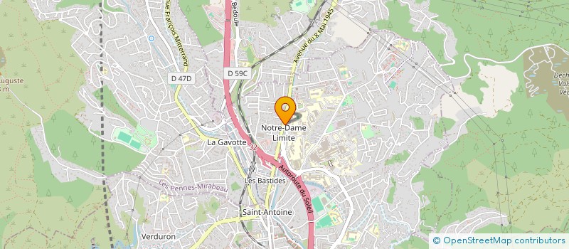 localisation de l'entreprise SCCV 265 MERMOZ à MARSEILLE