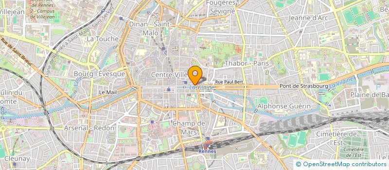 localisation de l'entreprise SCCV 28 BD VITRE à RENNES