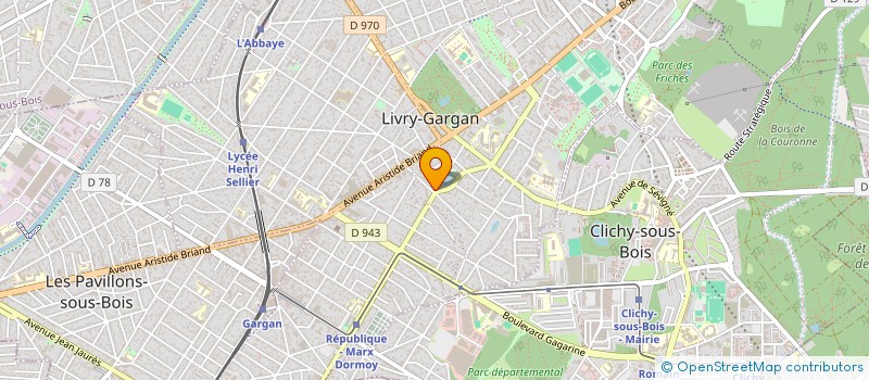 localisation de l'entreprise SCCV 2C BARBUSSE à LIVRY-GARGAN