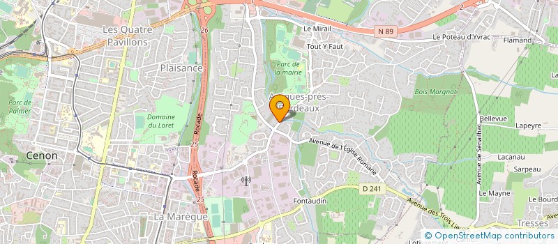 localisation de l'entreprise SCCV 30 RUE PERINOT BORDEAUX  ARTIGUES-PRES-BORDEAUX