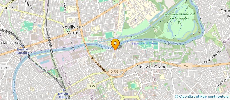 localisation de l'entreprise SCCV 36-38 MOLIERE à NOISY-LE-GRAND