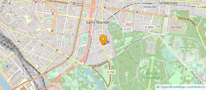 localisation de l'entreprise SCCV 36 RUE CONFLANS  SAINT-MANDE