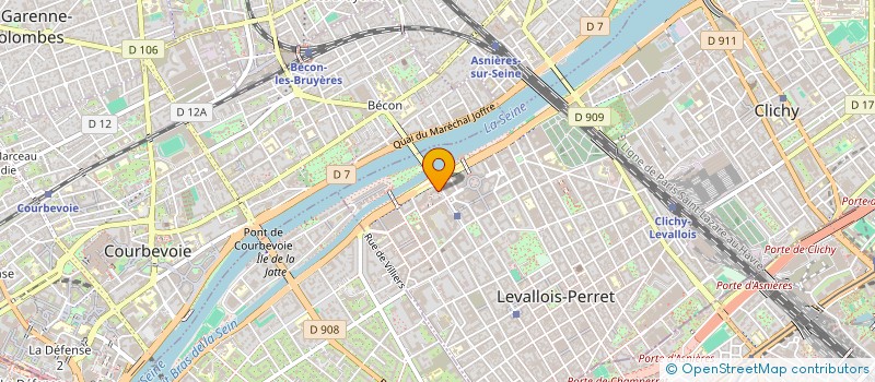 localisation de l'entreprise SCCV 37 RUE PARMENTIER 93380 PIERREFITTE  LEVALLOIS-PERRET