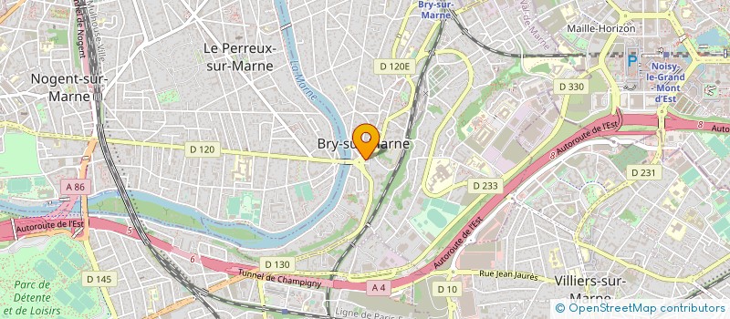 localisation de l'entreprise SCCV 42 ARISTIDE BRIAND  BRY-SUR-MARNE