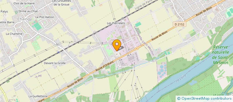 localisation de l'entreprise SCCV 45160 PRESSOIR TONNEAU  CHAINGY