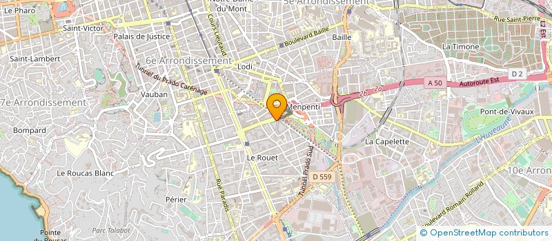 localisation de l'entreprise SCCV 50 DUSSERT  MARSEILLE