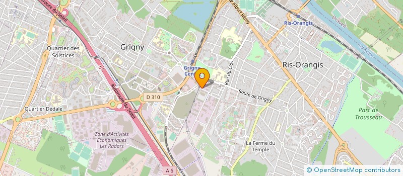 localisation de l'entreprise SCCV 519 JEAN JAURES  RIS-ORANGIS