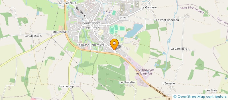 localisation de l'entreprise SCCV 55 PRINCE à SAINT-PERE-EN-RETZ