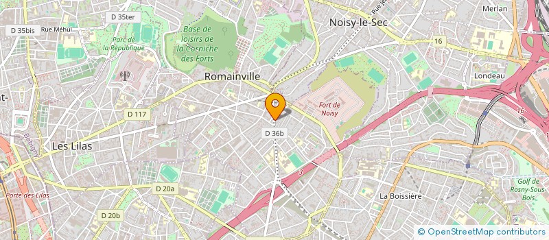 localisation de l'entreprise SCCV 59 REPUBLIQUE  ROMAINVILLE