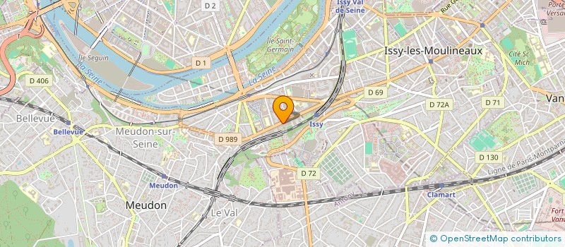 localisation de l'entreprise SCCV 6 RUE OLOF PALME  CLICHY  ISSY-LES-MOULINEAUX