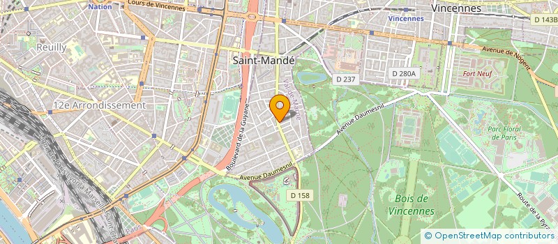 localisation de l'entreprise SCCV 68 AVENUE DE PARIS  SAINT-MANDE