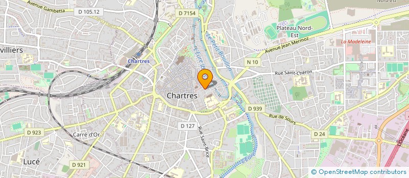localisation de l'entreprise SCCV 7 ET 9 RUE DU POT VERT à CHARTRES