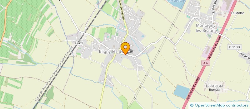 localisation de l'entreprise SCCV 87 RS  BLIGNY-LES-BEAUNE