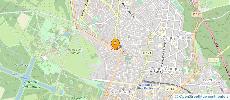localisation de l'entreprise SCCV 9 LECLERC à VERSAILLES