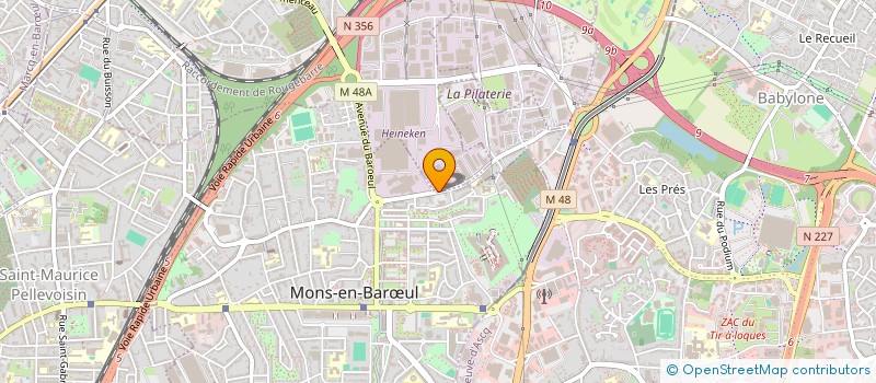 localisation de l'entreprise SCCV 949 DOUVRIN à MARCQ-EN-BARŒUL