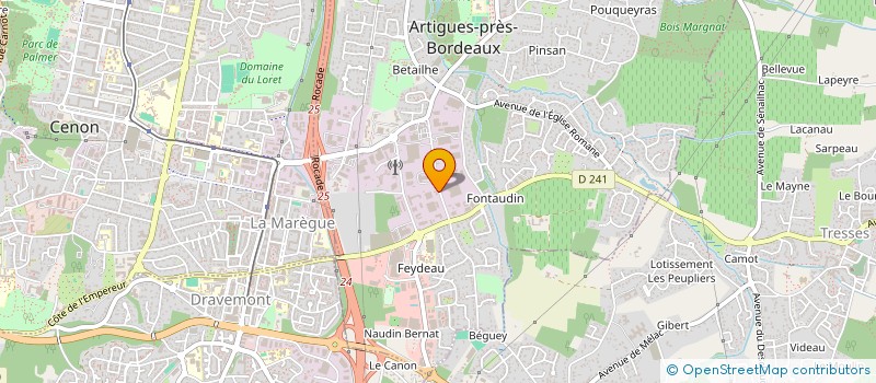 localisation de l'entreprise SCCV A 10  ARTIGUES-PRES-BORDEAUX