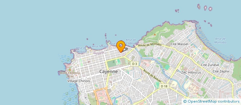 localisation de l'entreprise SCCV A2A  CAYENNE