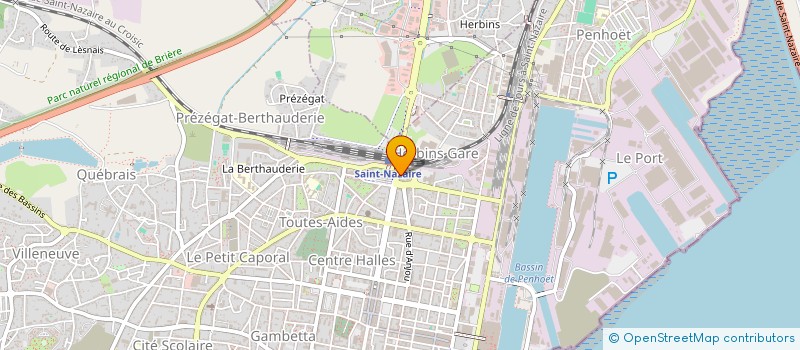 localisation de l'entreprise SCCV ACTI'CENTRE à SAINT-NAZAIRE