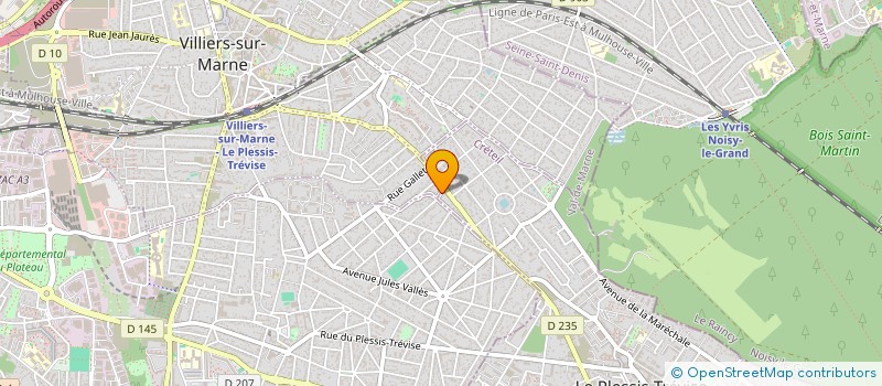 localisation de l'entreprise SCCV AD2H  VILLIERS SUR MARNE