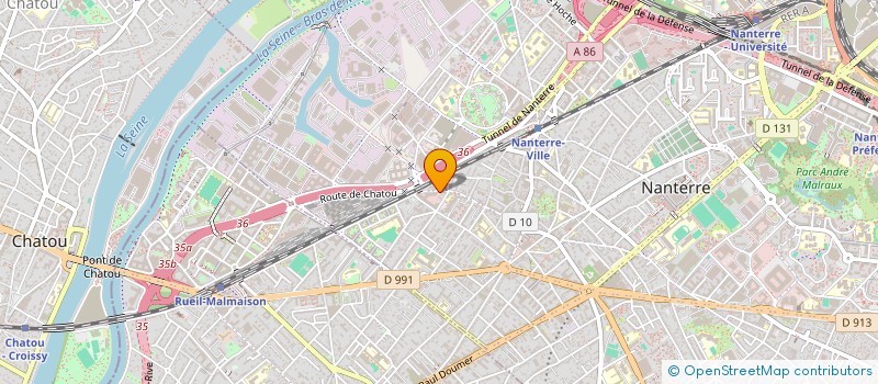 localisation de l'entreprise SCCV ADIM PLESSIS 2  NANTERRE