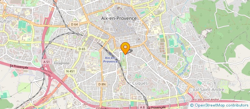 localisation de l'entreprise SCCV AIX FOUCAULT à AIX-EN-PROVENCE