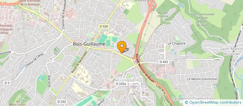 localisation de l'entreprise SCCV ALCANI 1 à BOIS-GUILLAUME