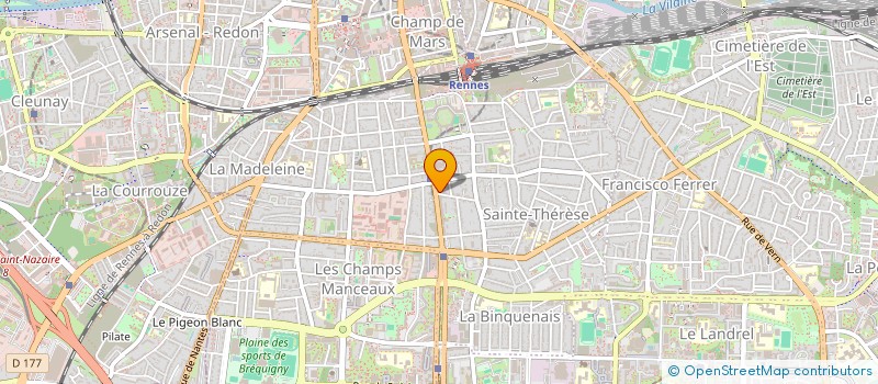 localisation de l'entreprise SCCV ALLANIC à RENNES