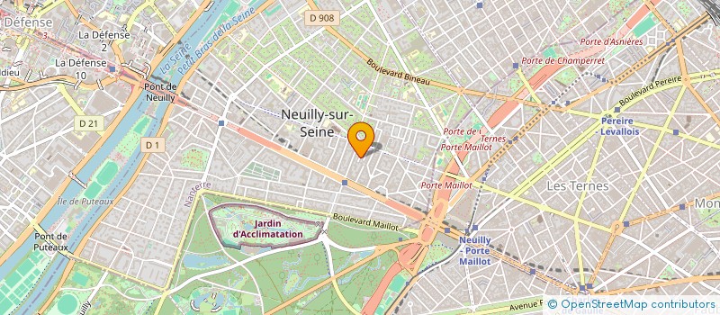 localisation de l'entreprise SCCV ALLEE D'ORLEANS à NEUILLY-SUR-SEINE