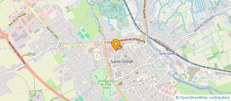 localisation de l'entreprise SCCV ALQUINES  SAINT-OMER