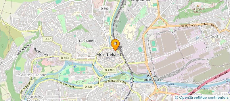 localisation de l'entreprise SCCV ALTI 5 LAMPERTHEIM à MONTBELIARD