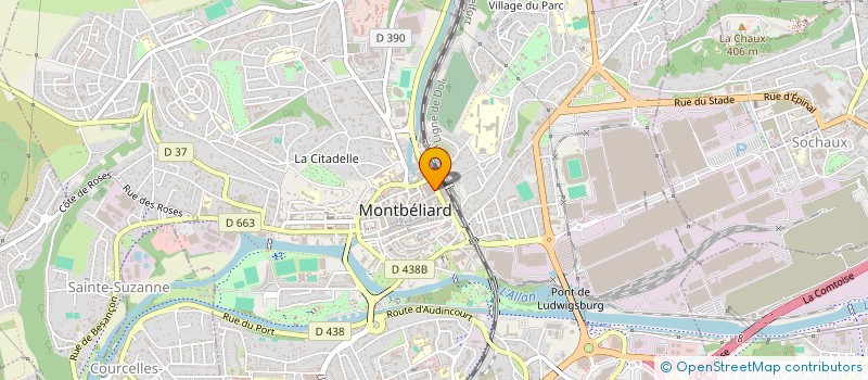 localisation de l'entreprise SCCV ALTI 8 à MONTBELIARD