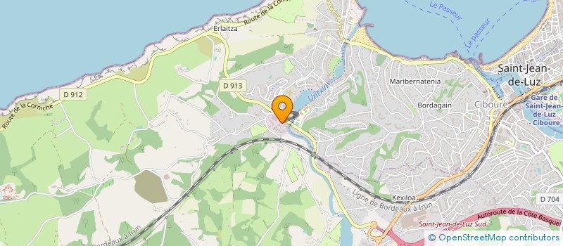 localisation de l'entreprise SCCV ALZIRUN ETXEAN à URRUGNE