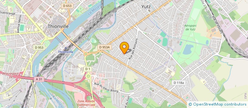 localisation de l'entreprise SCCV AMARANTE  YUTZ