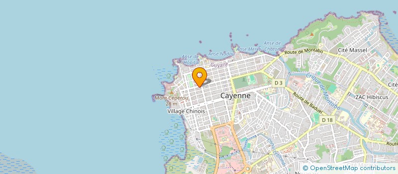 localisation de l'entreprise SCCV AMAZONE PROG 2  CAYENNE