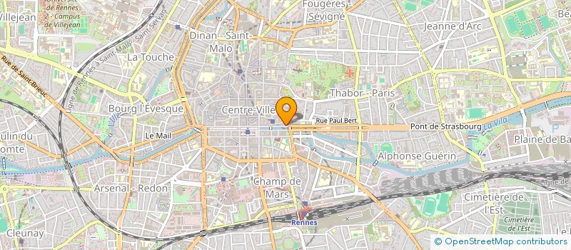 localisation de l'entreprise SCCV ANCIENNE GARE à RENNES