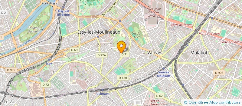 localisation de l'entreprise SCCV ANGELIQUE DEFRANCE à ISSY LES MOULINEAUX