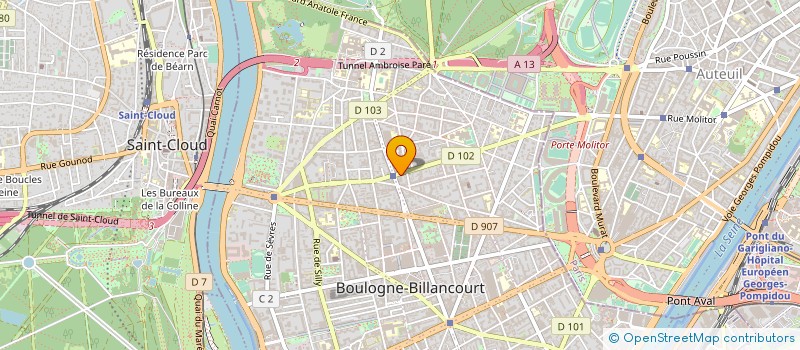 localisation de l'entreprise SCCV ANGOULEME DEVELOPPEMENT à BOULOGNE-BILLANCOURT