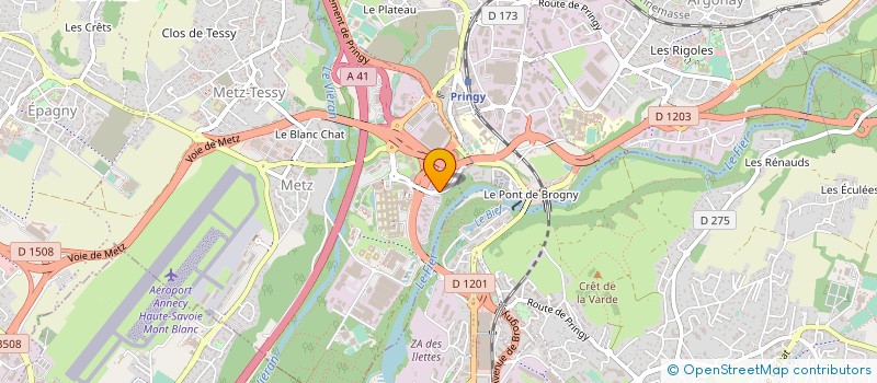 localisation de l'entreprise SCCV ANNECY REPUBLIQUE à EPAGNY METZ-TESSY