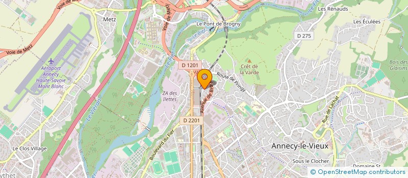 localisation de l'entreprise SCCV ANNEMASSE 4 RESISTANCE  ANNECY