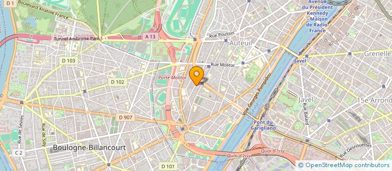 localisation de l'entreprise SCCV ANTONY ARON à PARIS