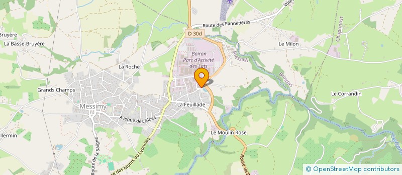 localisation de l'entreprise SCCV ARBORA 2  MESSIMY