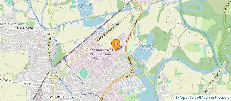 localisation de l'entreprise SCCV AREFIM CERNAY  BISCHHEIM