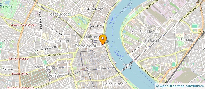 localisation de l'entreprise SCCV ARES AERIA à BORDEAUX