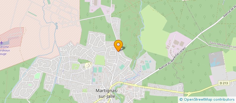 localisation de l'entreprise SCCV ARNAUDOT SJI  MARTIGNAS-SUR-JALLE